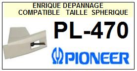PIONEER-PL470  PL-470-POINTES-DE-LECTURE-DIAMANTS-SAPHIRS-COMPATIBLES