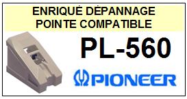 PIONEER-PL560  PL-560-POINTES-DE-LECTURE-DIAMANTS-SAPHIRS-COMPATIBLES