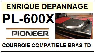 PIONEER-PL600X PL-600X-COURROIES-ET-KITS-COURROIES-COMPATIBLES