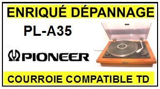 PIONEER  PLA35  PL-A35  Courroie Compatible Tourne-disques