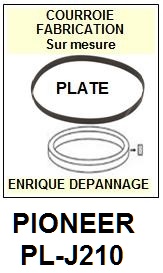 PIONEER-PLJ210 PL-J210-COURROIES-ET-KITS-COURROIES-COMPATIBLES