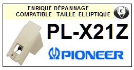 PIONEER-PLX21Z PL-X21Z-POINTES-DE-LECTURE-DIAMANTS-SAPHIRS-COMPATIBLES