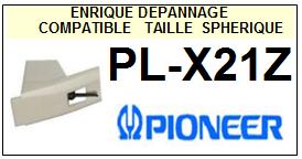 PIONEER-PLX21Z  PL-X21Z-POINTES-DE-LECTURE-DIAMANTS-SAPHIRS-COMPATIBLES