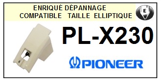PIONEER-PLX230 PL-X230-POINTES-DE-LECTURE-DIAMANTS-SAPHIRS-COMPATIBLES