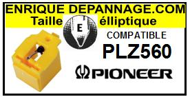 PIONEER-plz560-POINTES-DE-LECTURE-DIAMANTS-SAPHIRS-COMPATIBLES
