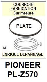 PIONEER-PLZ570 PL-Z570-COURROIES-ET-KITS-COURROIES-COMPATIBLES