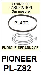 PIONEER-PLZ82 PL-Z82-COURROIES-ET-KITS-COURROIES-COMPATIBLES