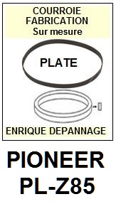 PIONEER-PLZ85 PL-Z85-COURROIES-COMPATIBLES