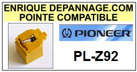 PIONEER-PLZ92  PL-Z92-POINTES-DE-LECTURE-DIAMANTS-SAPHIRS-COMPATIBLES