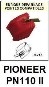 PIONEER-PN110II PN110 II-POINTES-DE-LECTURE-DIAMANTS-SAPHIRS-COMPATIBLES