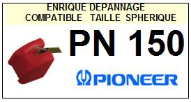 PIONEER-PN150 PN-150-POINTES-DE-LECTURE-DIAMANTS-SAPHIRS-COMPATIBLES