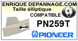 PIONEER-PN259T-POINTES-DE-LECTURE-DIAMANTS-SAPHIRS-COMPATIBLES