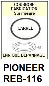 FICHE-DE-VENTE-COURROIES-COMPATIBLES-PIONEER-REB116 REB-116