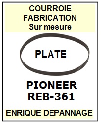 FICHE-DE-VENTE-COURROIES-COMPATIBLES-PIONEER-REB361 REB-361