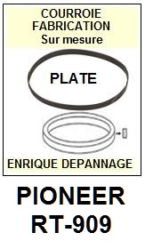 PIONEER-RT909 RT-909-COURROIES-COMPATIBLES