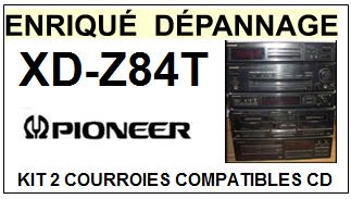 PIONEER-XDZ84T XD-Z84T-COURROIES-COMPATIBLES