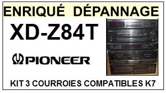 PIONEER-XDZ84T XD-Z84T-COURROIES-COMPATIBLES