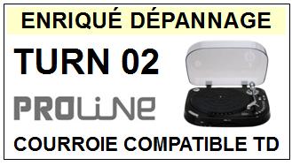 PROLINE-TURN02-COURROIES-COMPATIBLES