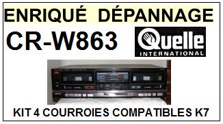 QUELLE INTERNATIONAL-CRW863 CR-W863-COURROIES-ET-KITS-COURROIES-COMPATIBLES