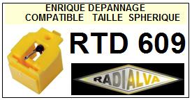 RADIALVA-RTD609  RTD-609-POINTES-DE-LECTURE-DIAMANTS-SAPHIRS-COMPATIBLES