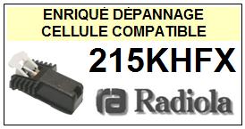 RADIOLA  215KHFX    Cellule de remplacement  avec diamant Sphrique