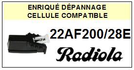 RADIOLA platine 22AF200/28E  Cellule diamant sphrique <BR><SMALL>a 13-12</small>