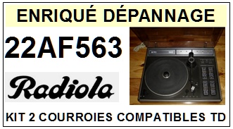 RADIOLA-22AF563-COURROIES-COMPATIBLES