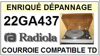 RADIOLA-22GA437-COURROIES-COMPATIBLES