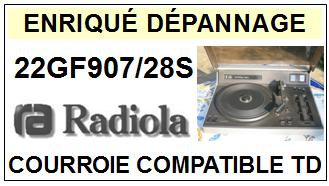 RADIOLA-22GF907 28S-COURROIES-ET-KITS-COURROIES-COMPATIBLES