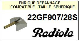 RADIOLA-22GF907/28S-POINTES-DE-LECTURE-DIAMANTS-SAPHIRS-COMPATIBLES