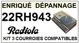 RADIOLA-22RH943-COURROIES-COMPATIBLES