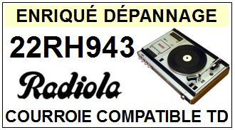 RADIOLA-22RH943-COURROIES-COMPATIBLES