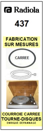 RADIOLA-437-COURROIES-ET-KITS-COURROIES-COMPATIBLES