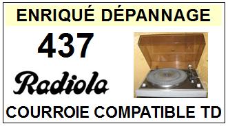 RADIOLA-437-COURROIES-COMPATIBLES