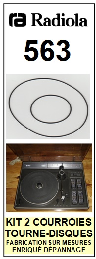 RADIOLA-563-COURROIES-COMPATIBLES