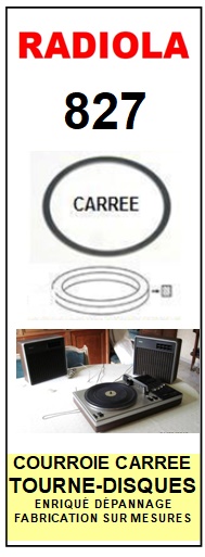 RADIOLA-827-COURROIES-ET-KITS-COURROIES-COMPATIBLES