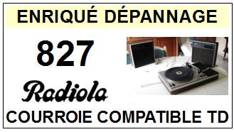 RADIOLA-827-COURROIES-COMPATIBLES