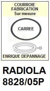 RADIOLA-8828/05P-COURROIES-COMPATIBLES