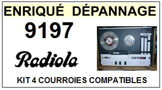 RADIOLA-9197-COURROIES-COMPATIBLES