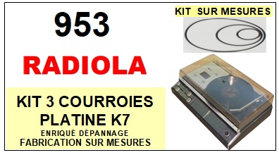 RADIOLA-953-COURROIES-COMPATIBLES