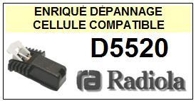 RADIOLA<br> D5520  Cellule (cartridge) pour tourne-disques <BR><SMALL>a 2015-03</small>