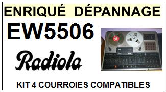 RADIOLA-EW5506-COURROIES-COMPATIBLES