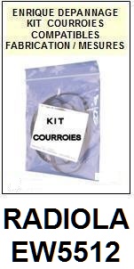 RADIOLA-EW5512-COURROIES-ET-KITS-COURROIES-COMPATIBLES