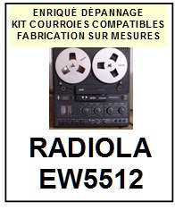 RADIOLA-EW5512-COURROIES-COMPATIBLES