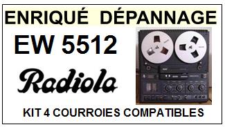 RADIOLA-EW5512-COURROIES-COMPATIBLES