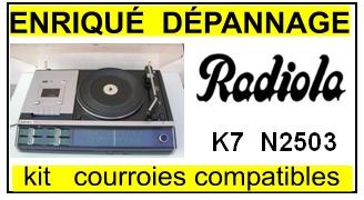 RADIOLA-N2503-COURROIES-COMPATIBLES