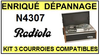 RADIOLA-N4307-COURROIES-COMPATIBLES