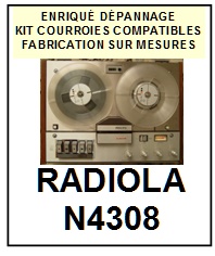 RADIOLA-N4308-COURROIES-COMPATIBLES