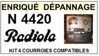 RADIOLA-N4420-COURROIES-COMPATIBLES