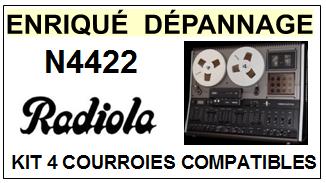 RADIOLA-N4422-COURROIES-COMPATIBLES